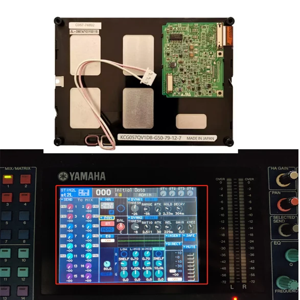 Nuovo Display Originale Per Yamaha Ls9 Motif Xs8 Series Sintetizzatore Console Di Missaggio Digitale Pannello Dello Schermo Lcd