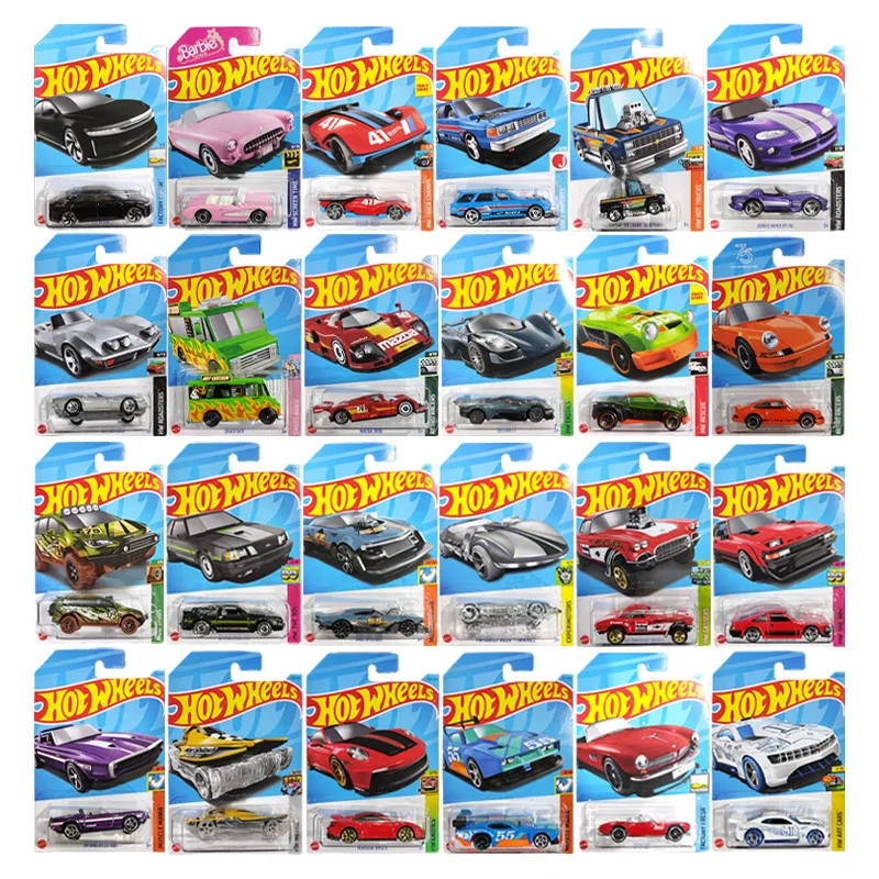 2023 Hot Wheels C4982-23K Barbie 1956 Corvette 17 Audi Rs6 Avant Mazda 787B Lucid Air Porsche 911 1:64 Diecast Alloy Car Toy