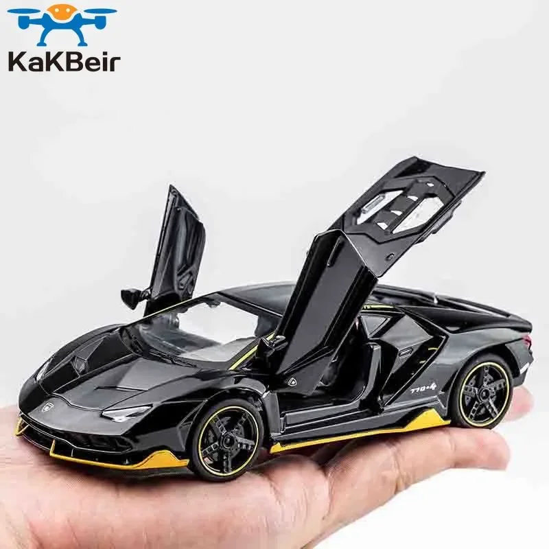 Kakbeir Lp770 750 1:32 Lamborghinis Car Alloy Sports Car Model Diecast Sound Super Racing Lifting Tail Hot Car Wheel Per Regali