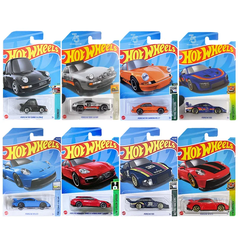 Original Hot Wheels Porsche 911 Turbo Porsche 935 Porsche 928S Safari 1/64 Diecast Model Car Toys For Kids Gift C4982