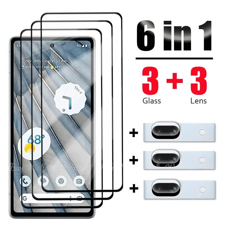 Per Google Pixel 7A Glass Google Pixel 7A Pellicola Proteggi Schermo In Vetro Temperato Per Google Pixel 7 Pro 6A 6 Glass