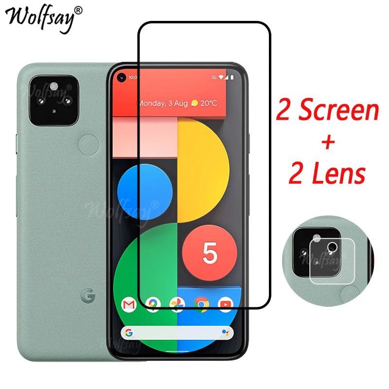 Vetro Temperato A Copertura Totale Per Google Pixel 5 Proteggi Schermo Per Google Pixel 6 6A 7 Pro Vetro Per Fotocamera Per Google Pixel 5 Glass