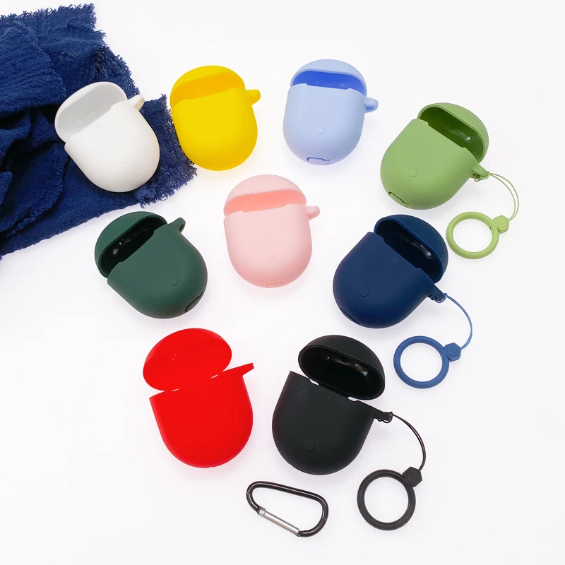 Custodia In Silicone Per Google Pixel Buds 2 / Buds A-Series Case Ring Anti-Drop Antiurto Auricolare Protect Cover Custodia Morbida In Tpu Fundas