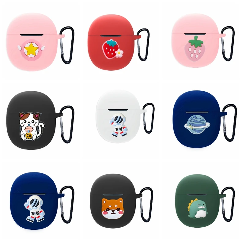 Per Google Pixel Buds 2 Custodia Cartoon Funny Animal Cute Auricolari In Silicone Cover Per Google Pixel Buds A-Series Buds 2 Case
