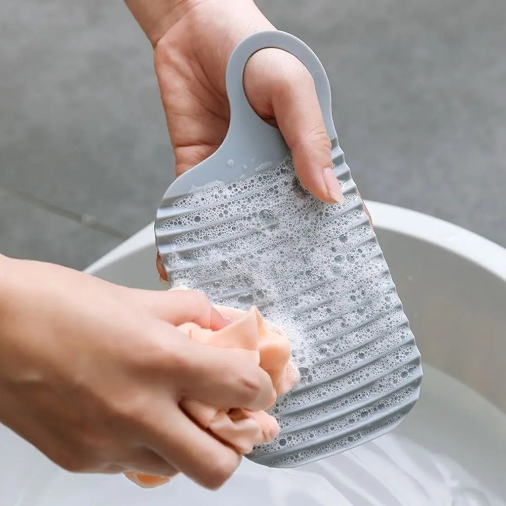 Comodo Viaggio Portatile Addensare Antiscivolo Pieghevole Scrub Board Washboard Strumento Per La Pulizia Del Bordo Della Lavanderia
