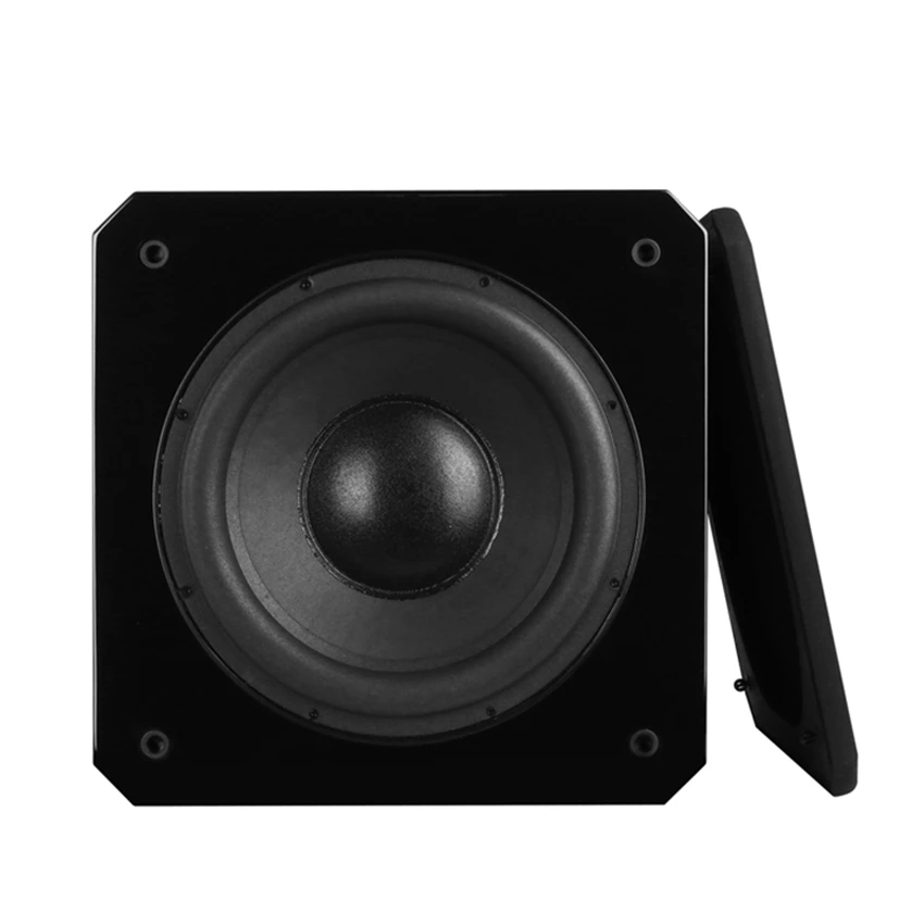 Queenway B-Sw12 Subwoofer Alimentato Da 12 "Pollici Subwoofer Attivo Vernice Per Pianoforte Attivo + Altoparlante Passivo 100-240V 350W