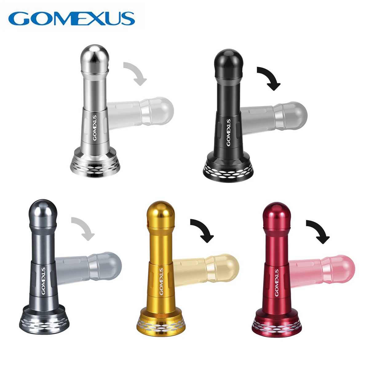 Gomexus Reel Stand Pieghevole Per Shimano Vanquish Stella Daiwa Exist 19 Certate Lt 1000 - 4000 Supporto Mulinello Spinning Metallo 48Mm