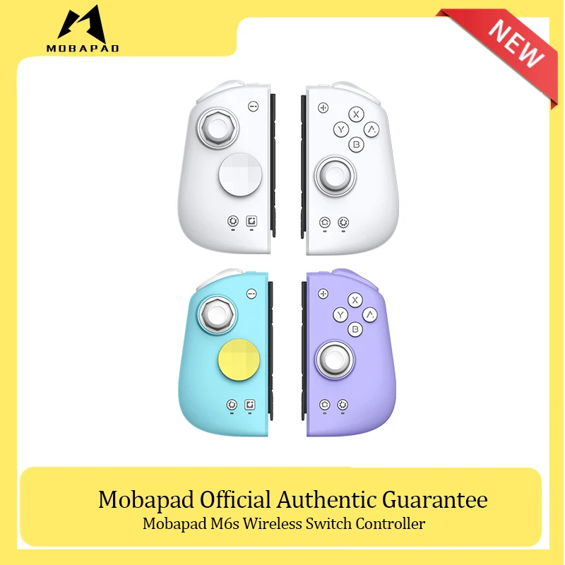 Mocapad M6S Controller Switch Wireless Pro Joystick Gamepad Nfc/Turbo/6 Axis Gyro Joypad Controller Nintendo Switch