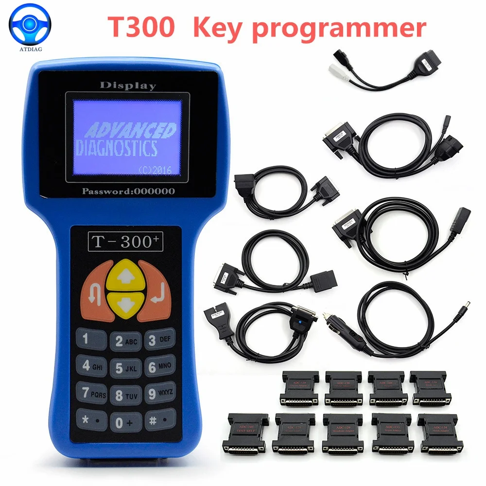 Nuovo Arrivo T300 Key Programmer T300 + Auto Key Programmer Versione Inglese/Spagnola T300 Chip Key Decoder Spedizione Gratuita