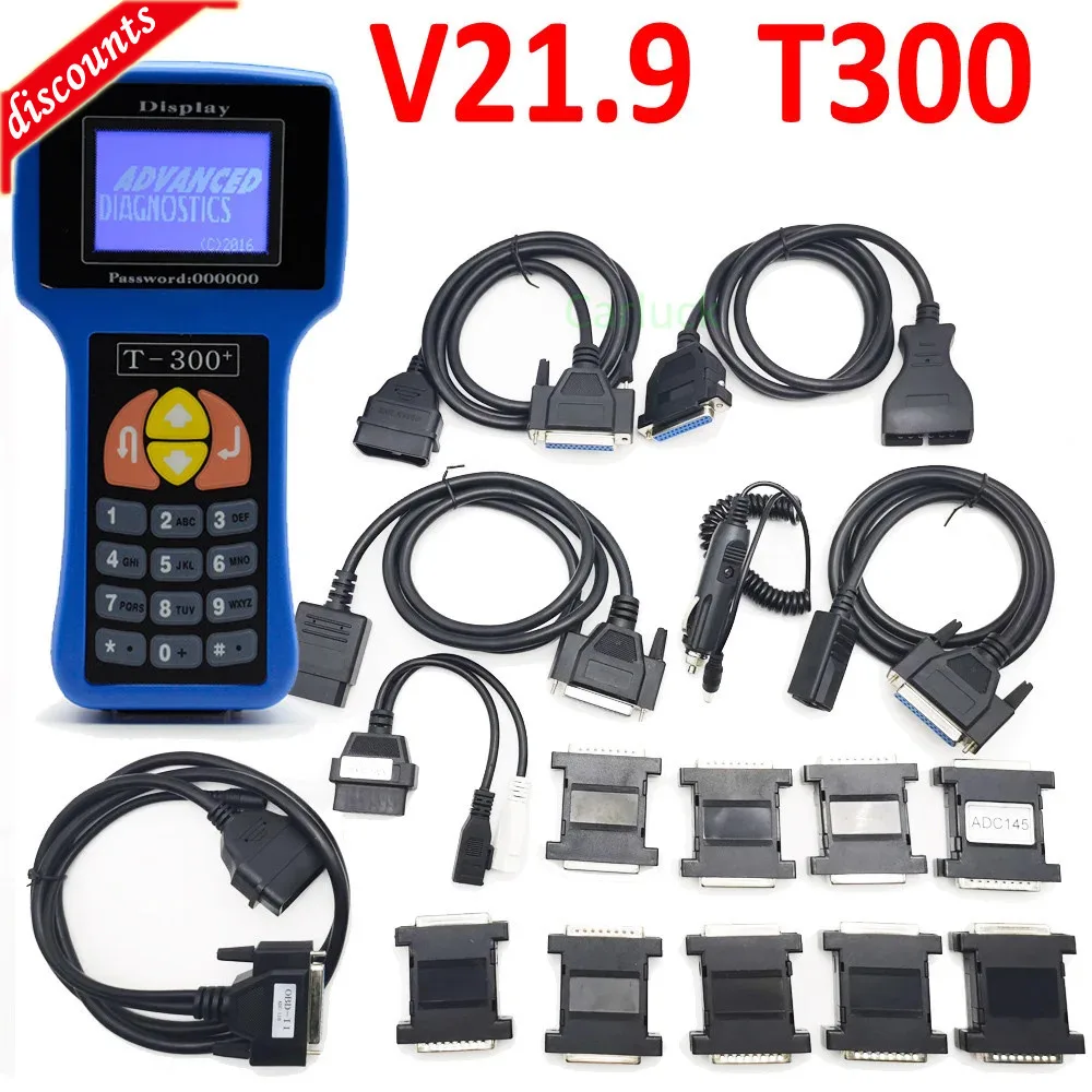 Miglior Programmatore Di Chiavi T300 Inglese Spagnolo Opzionale Programmatore Di Chiavi Auto T300 V21.9 Creatore Di Chiavi Per Auto Programmatore Di C