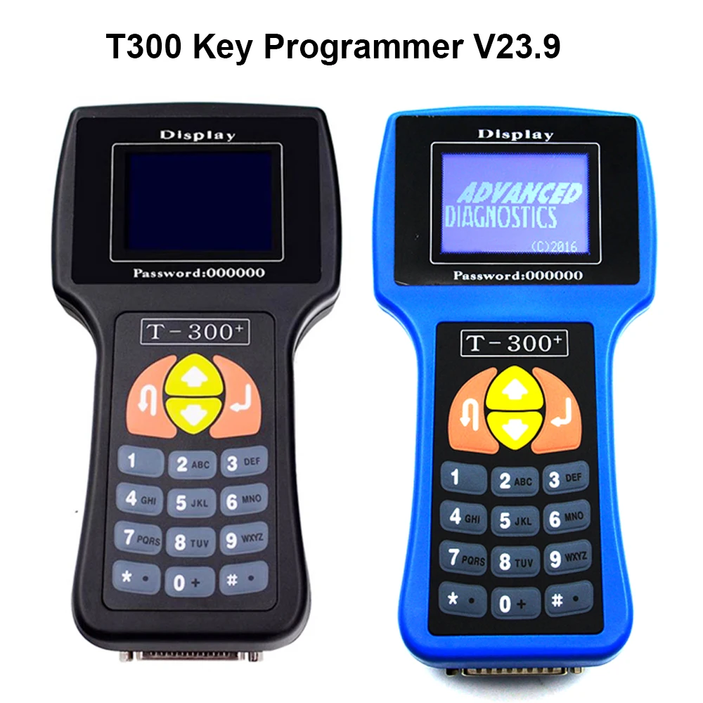 V23.9 T300 Key Programmer Inglese Spagnolo Auto Key Programmer Car Key Maker Set Completo Key Copy Converter Tool Obd Ecu Read Code