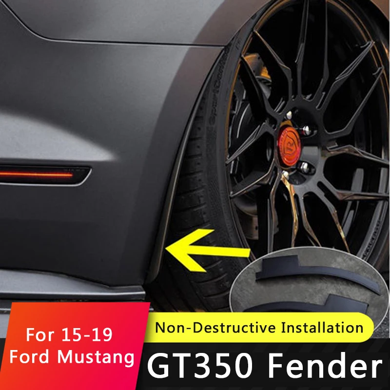 Tajian Car Mud Flaps 1 Paio Parafanghi Posteriori Splash Pp Guards Fender Auto Ecterial Accessori Per Ford 2015-2022 Mustang Mudflaps