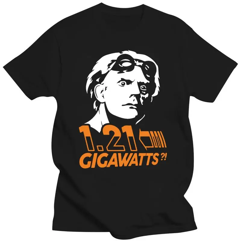 Abbigliamento Uomo Doc Brown Back To The Future Back To The Future 1.21 Gigawatt Fun Top T-Shirt T-Shirt Allentata T-Shirt