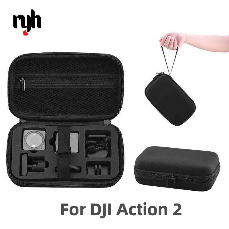 Per Dji Action 2 Camera Durevole Borsa Di Stoccaggio Borsa Portatile Custodia Per Dji Osmo Action 2 Accessori Per Fotocamere Sportive