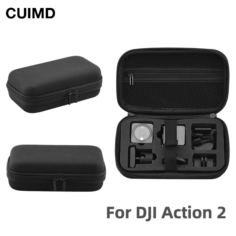 Per Dji Action 2 Camera Durevole Borsa Di Stoccaggio Borsa Portatile Custodia Per Dji Osmo Action 2 Accessori Per Fotocamere Sportive