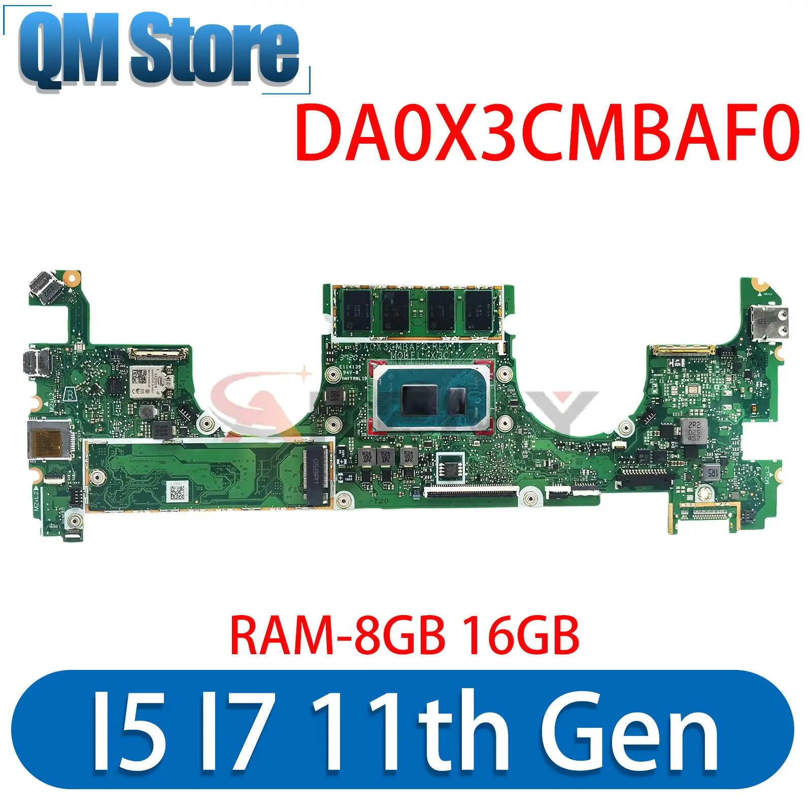 Muslimate Per Scheda Madre Per Laptop Hp Spectre X360 14-Ea Con Cpu I5 I7 11Th Gen Uma Ram 8Gb 16Gb 100% Test Ok