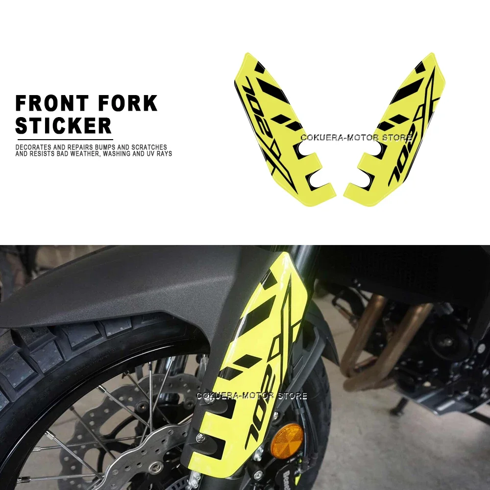 Per Benelli Trk702X Trk 702 X Trk 702X2023 Moto 3D Gel Resina Adesivo Forcella Anteriore Adesivi Protettivi