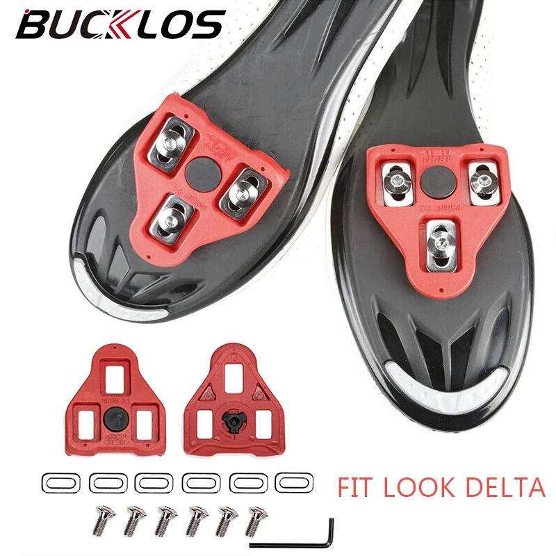 Bucklos Fit Look Delta System Bitte Per Bici Da Strada Tacchetti A Pedale Per Look Delta 9 ° Float Bike Cleat Fit Peloton Attrezzatura Da Ciclismo