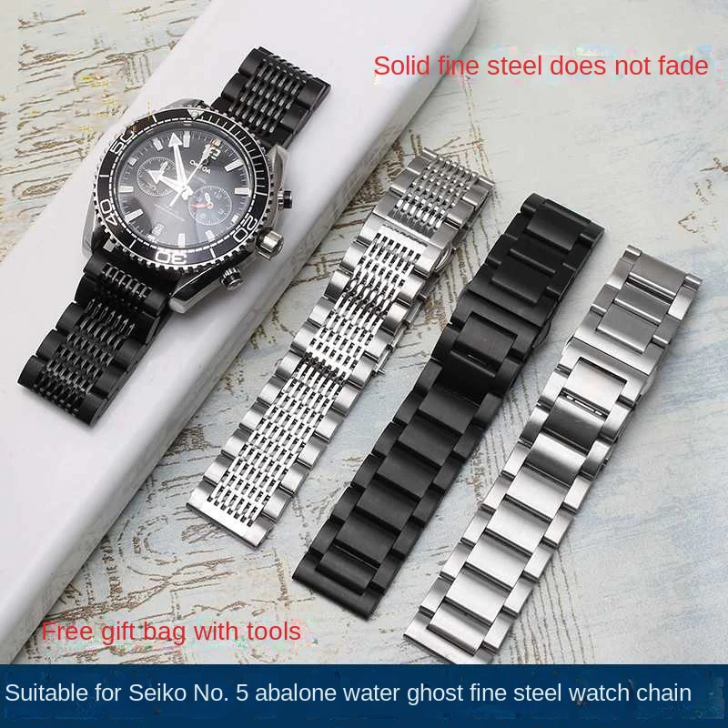 Cinturino Per Orologio Da Polso In Acciaio Inossidabile Da 22Mm Per Casio Mdv-106 Mtp-1374/1375 Pesce Spada Mdv106-1Av Catena Per Cinturino Citizen Se