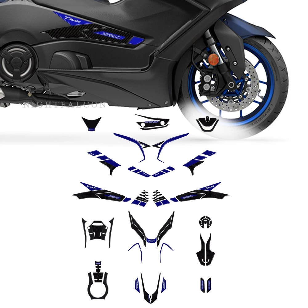 Accessori Tmax 560 Pad Di Protezione Adesivo In Resina Epossidica 3D Per Yamaha Tmax 560 Tmax 560 2022-