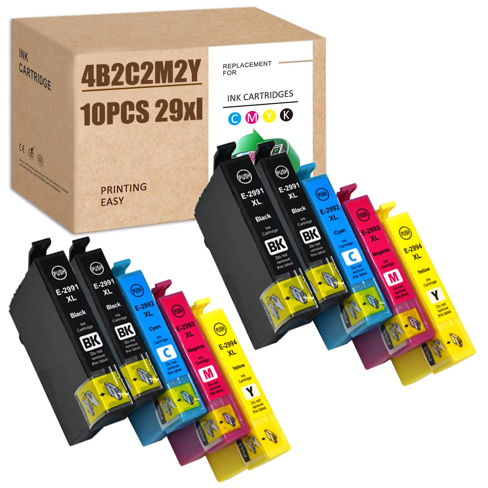 29Xl Compatibile Per Epson 29 Xl 29 Multipack Per Epson Xp-247 Xp-235 Xp245 Xp-245 Xp-255 Xp-332 Xp-335 Xp432 Xp435 Xp-342