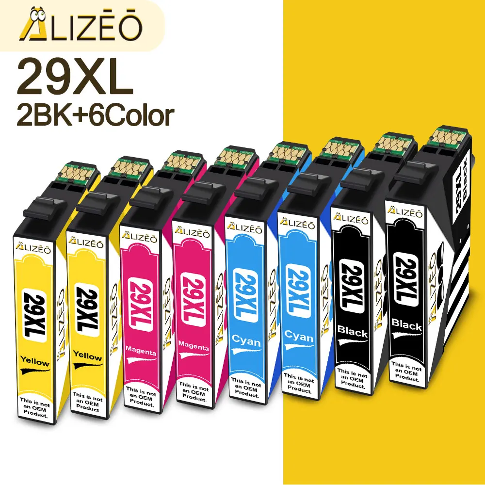 Alizeo T2991 29 29Xl Cartuccia Di Inchiostro Con Chip Durato Compatibile Per Cartouche Encre Epson Xp-442 Xp-445 Xp-255 Xp-257