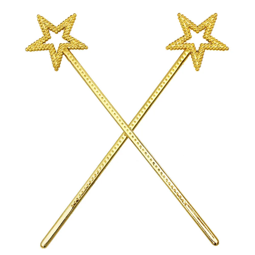 New Star Magic Wand Angel Fairy Wands Sticks Party Gift Oro Argento Compleanno Natale
