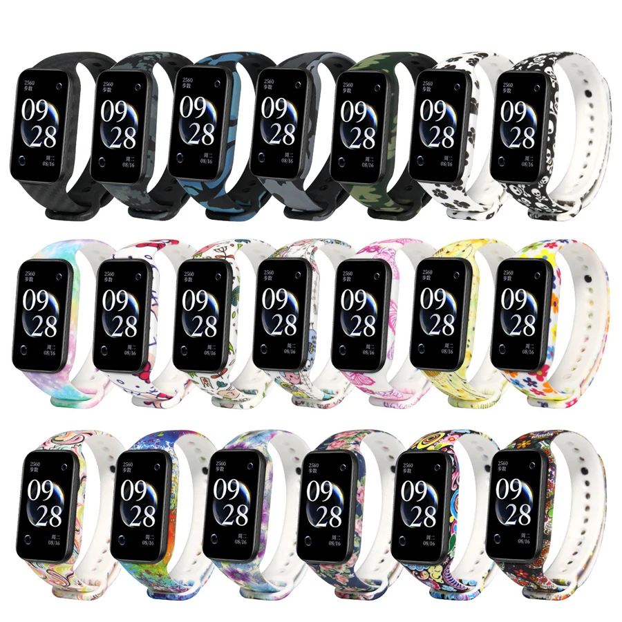 Cinturino In Silicone Stampato Per Redmi Band 2 Sostituzione Cinturino Correa Per Xiaomi Redmi Band 2 Smart Watch Band Bracciale Accessorio