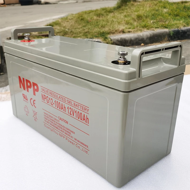Batteria Sigillata Al Gel Al Piombo 12V 100Ah Deep Cycle Manutenzione Gratuita Per Sistema Solare Off Grid Caravan Camping Car Rv Farm House