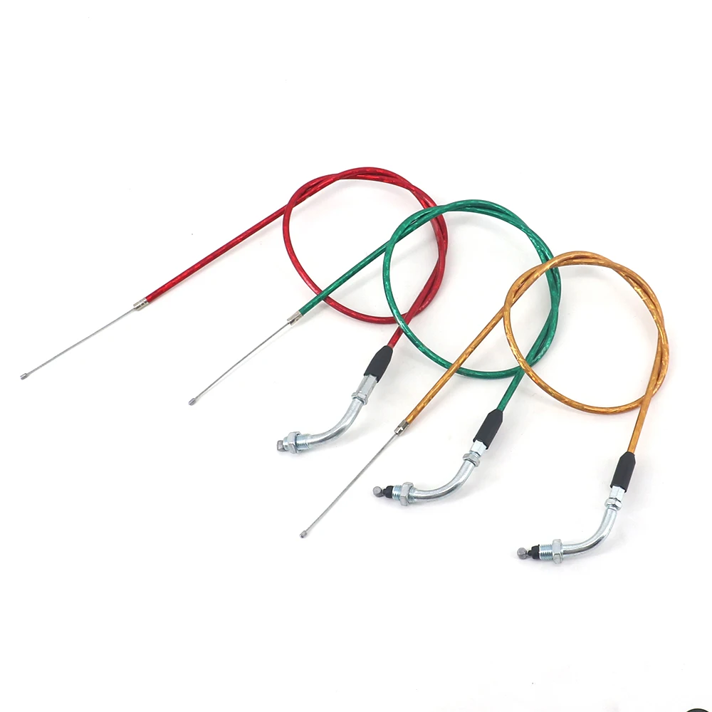 Linea Del Cavo Dell'Acceleratore Della Bicicletta Del Motociclo Di 900Mm Per 49 50Cc 60Cc 70Cc 80Cc Motori Gas Chopper Pit Pro Scooter Mini Bike Quad