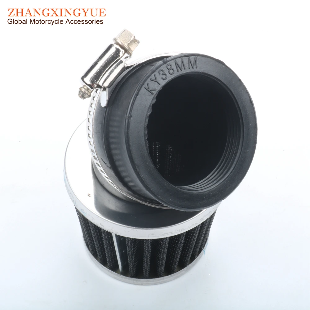 Filtro Aria 38Mm 45 Gradi Per 50Cc 70Cc 80Cc 100Cc Scooter Atv Karting