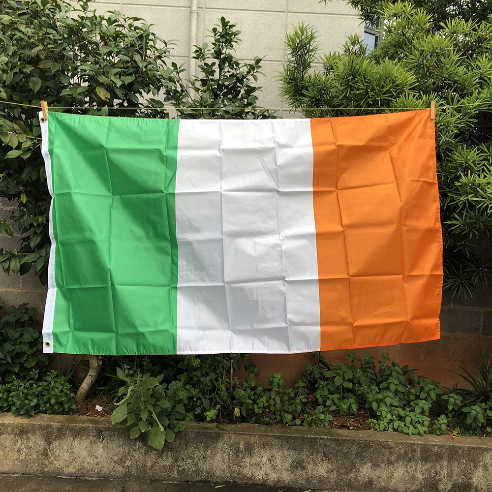 Z-One Bandiera Irlanda Bandiera 90X150Cm Poliestere Appeso Irlanda Eire Bandiera Nazionale Bandiera Decorazione Per Interni Ed Esterni
