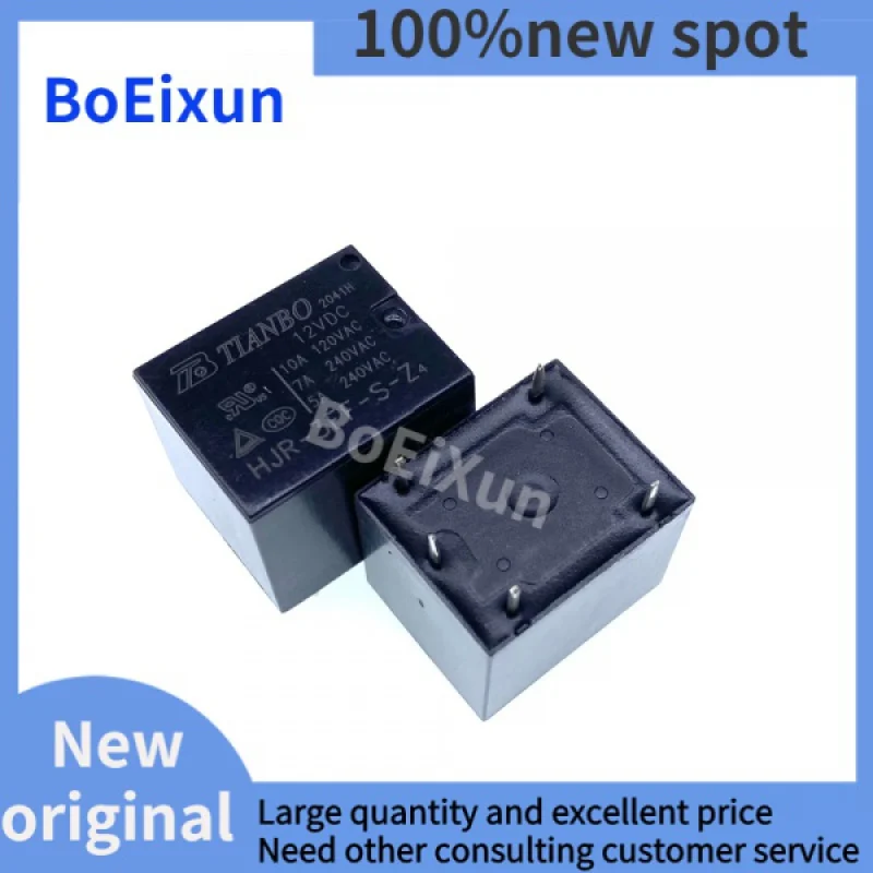 100%New Relay Dip5 Hjr-3Ff-S-Z- 5Vdc 12Vdc 24Vdc 5V 12V 24V T73 10A