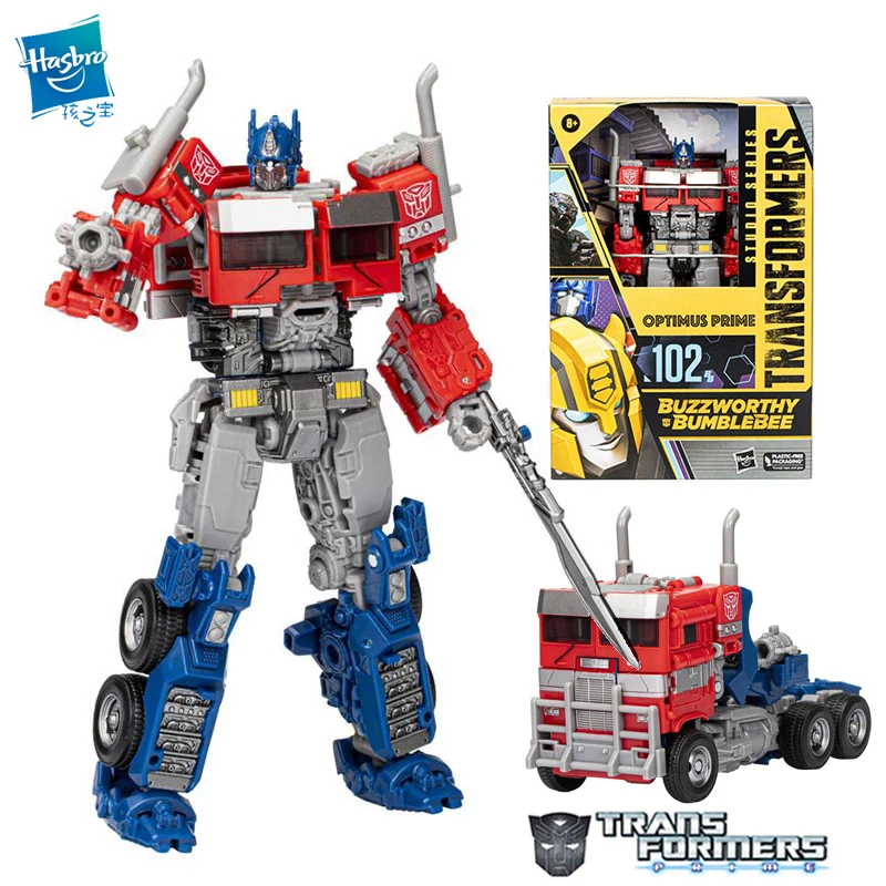 Y Transformers Rise Of The Animals Studio Series Optimus Prime Ss102 Action Figure Robot Gift Toy Collection