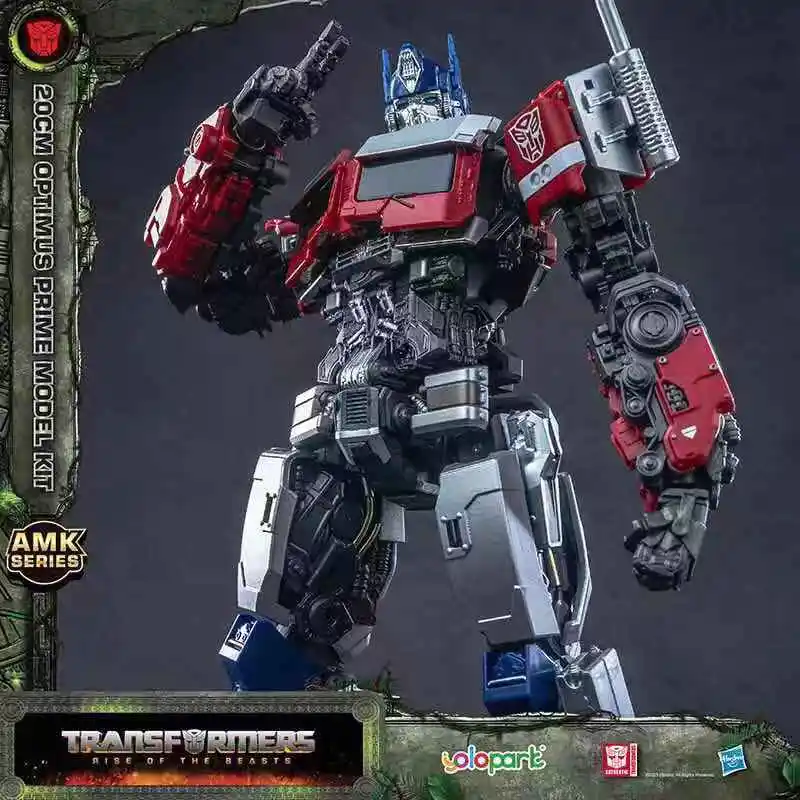 Hd Yolopark 20Cm Optimus Prime Genuine Transformers Toys Handsome Figures Studio Series Transformers Rise Of The Animals For Boys