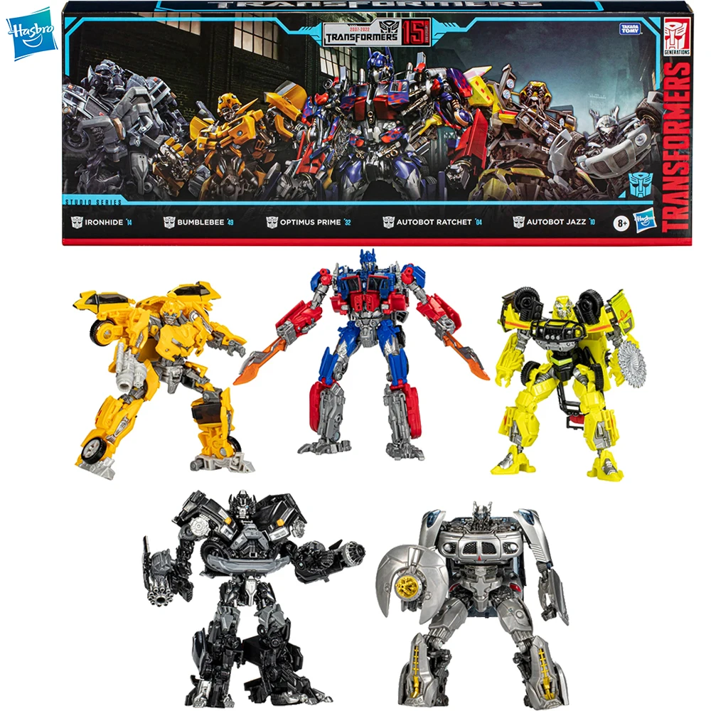 Y Transformers Studio Series 15Th Anniversary Multipack Ironhide Bumblebee Optimus Prime Autobot Ratchet Autobot Jazz F3941