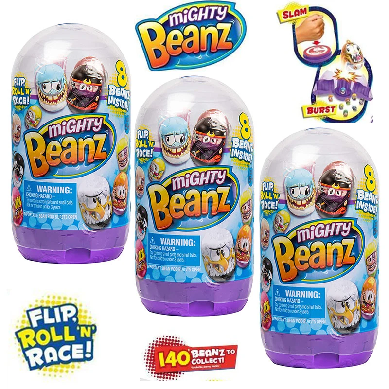 Originale Mighty Beanz Toy Anime Figure Sorpresa Uova Giocattolo Borsa Cieca Scatola Misteriosa Sorpresa Capsula Giocattolo Roly-Poly Gioco Regalo Di 
