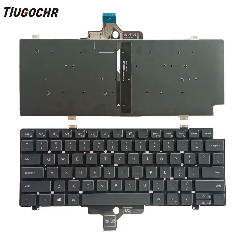 Nuovo Dell Latitude 14 7410 2 In 1 Tastiera Inglese Usa Retroilluminata P/N-Gmm47