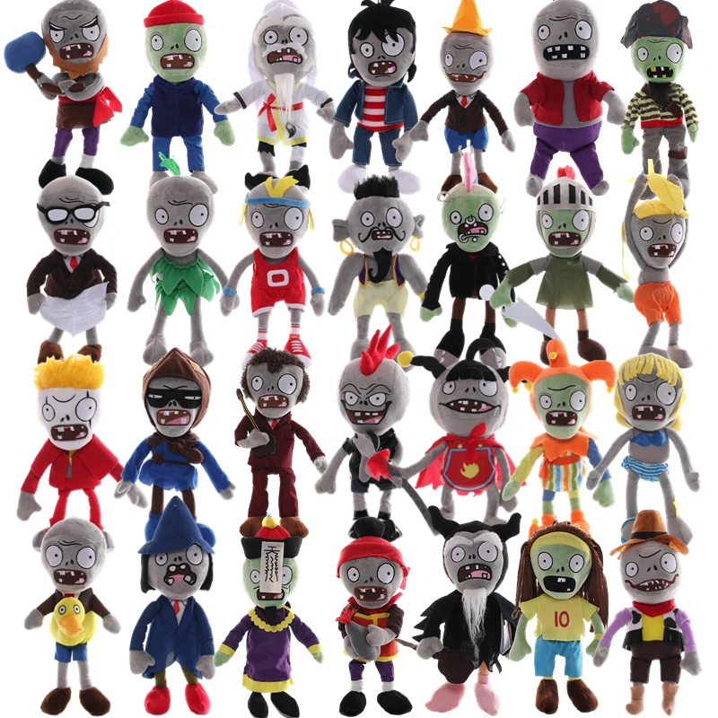 30Cm Piante Vs Zombies Peluche Ripiene Pvz Zombies Cosplay Anime Cartoon Game Figure Bambole Bambini Kawaii Regali Di Compleanno Decor