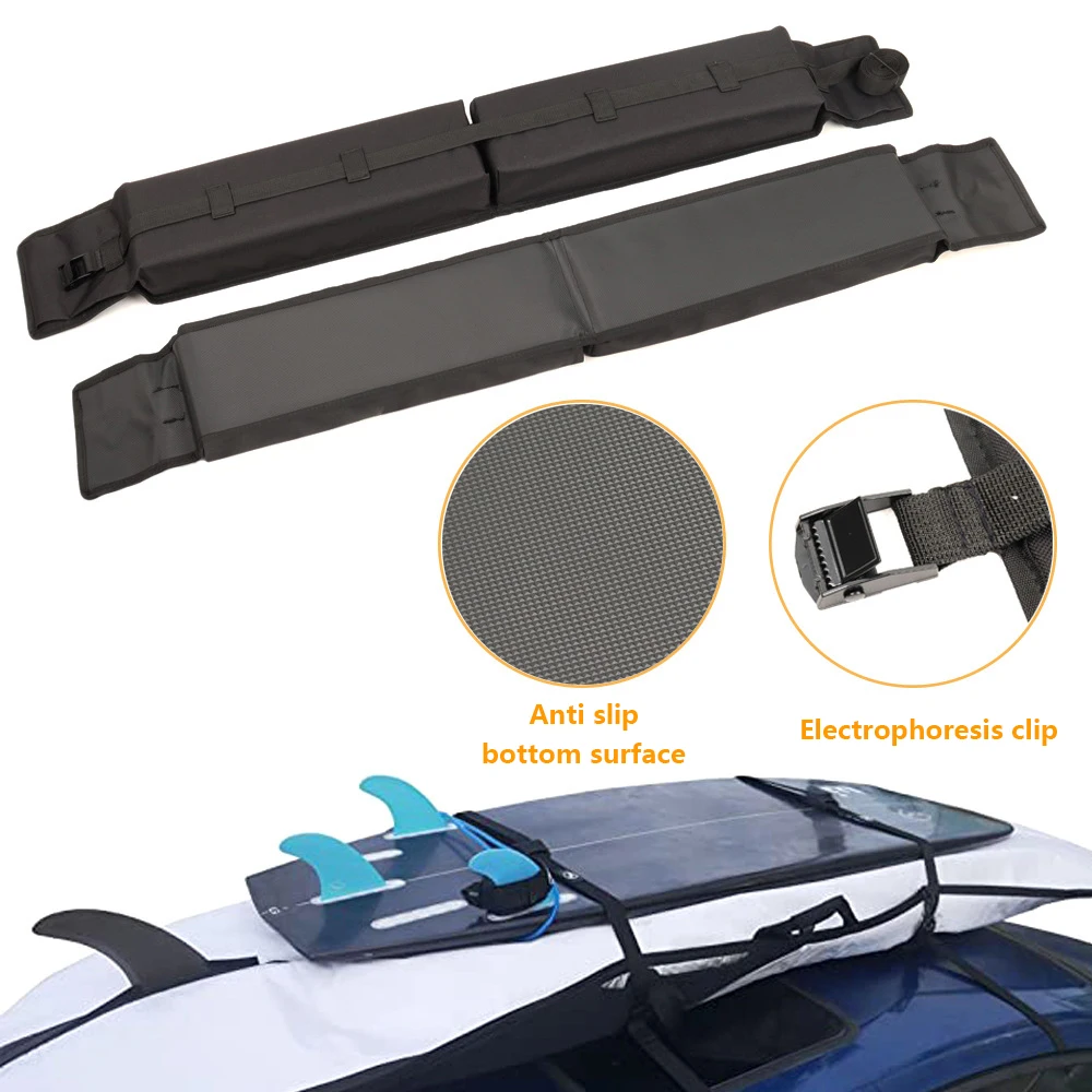 Universal Car Roof Bagagli Soft Rack Pads Per Kayak/Sup/Paddleboard/Canoa/Snowboard/Windsurf Car Surfboard Rack