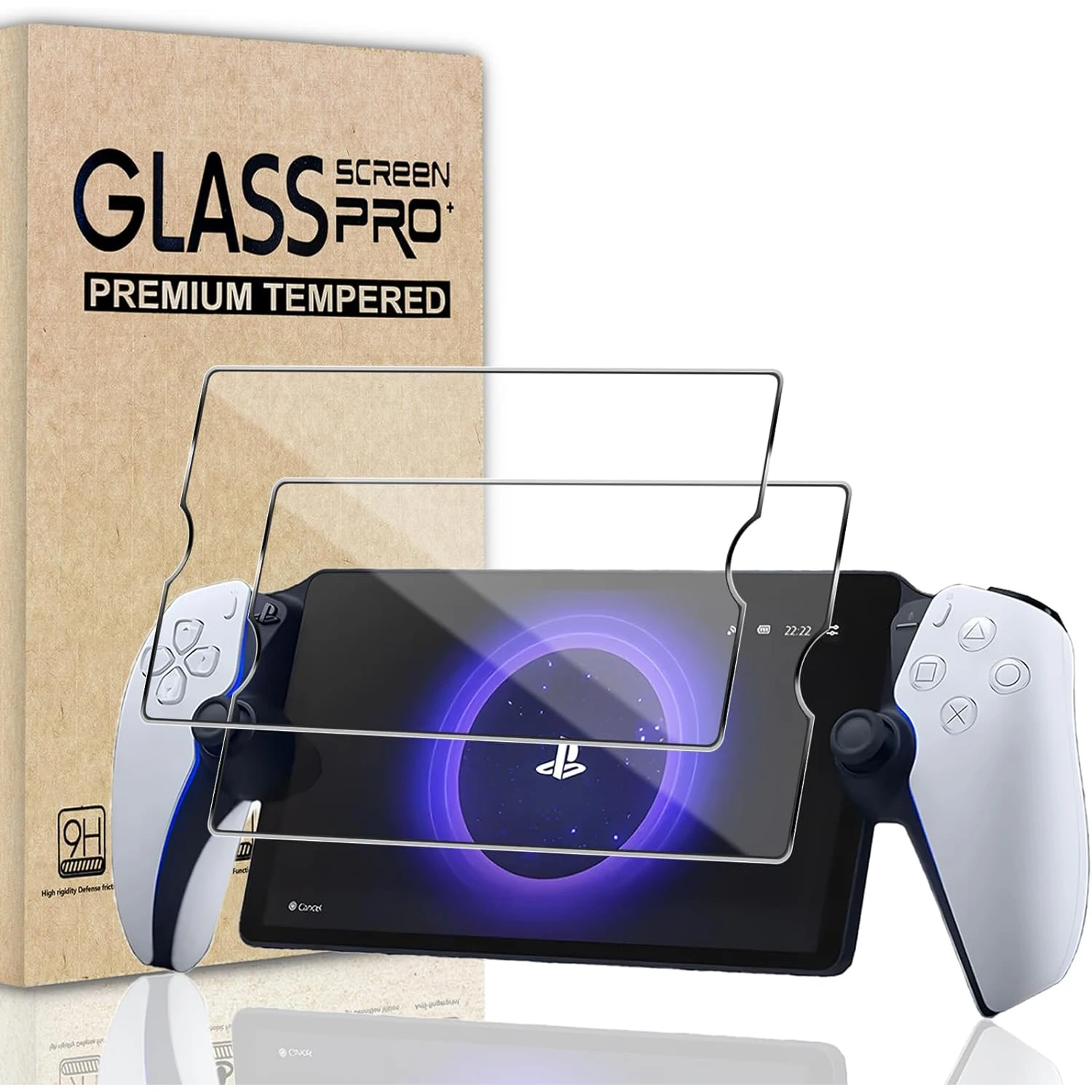 [Confezione Da 2] Pellicola Salvaschermo In Vetro Temperato Proteggi Schermo In Vetro Per Playstation Portal Remote Player 8 "/Playstation 5 Portal