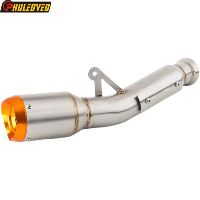 Per Ktm 890 Duke R 2020 2021 2022 2023 Scarico Moto Pipeescape Moto Silenziatore Slip On Middle Link Tubo Shield Cover