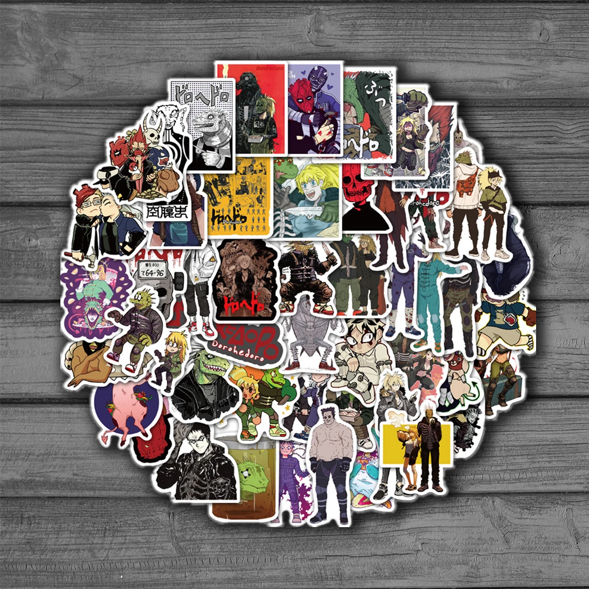 50 Pz Dorohedoro Jpanese Anime Sickers Per Laptop Moto Skateboard Bagagli Frigorifero Notebook Toy Decal Sticker