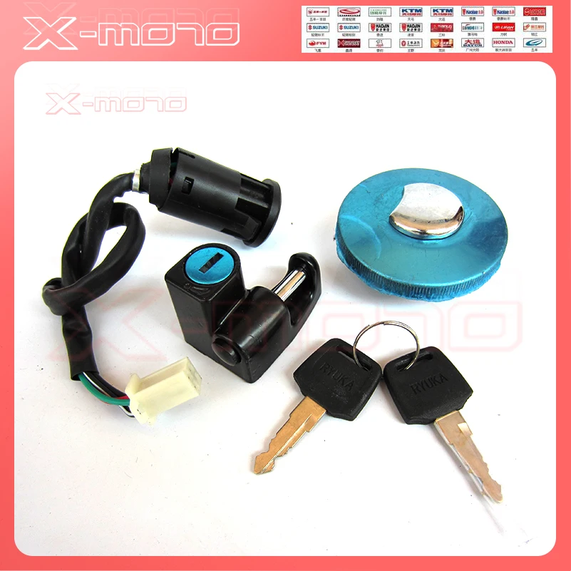 Monkey Bike Z50 Kit Interruttore Accensione A 4 Fili Tappo Chiave Blocco Serbatoio Carburante Per Rm Moto Monkey Bike Z 50