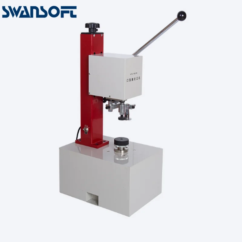 Swansoft Tappatore Per Bottiglie Di Penicillina Da 10-35Mm/Piegatore Per Bottiglie Di Antibiotici/Tappatrice Elettrica Per Soluzione Liquida Orale Di 