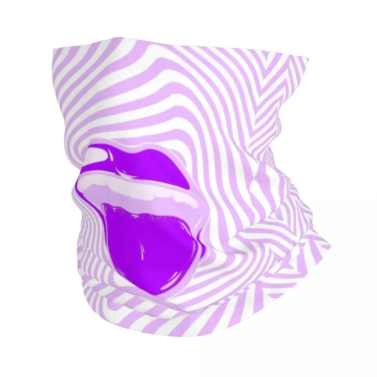 Abica Bocca Aphex Twin Streetwear Anni '90 Bandana Scaldacollo Stampato Aphex Twin Magic Sciarpa Passamontagna Caldo Ciclismo Unisex Adulto