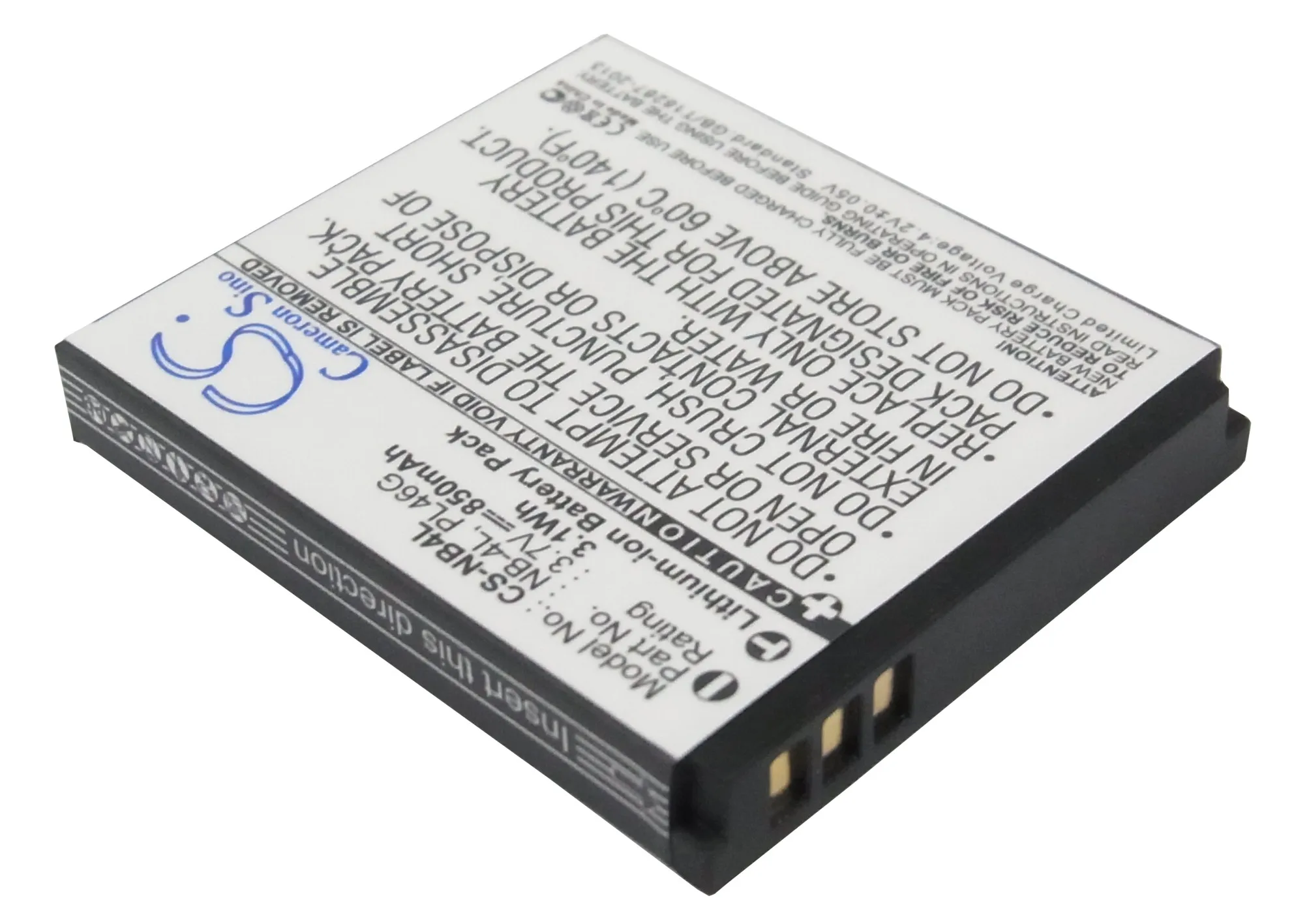 Batteria Per Digital Ixus 55 Digital Ixus 60 Digital Ixus 65 Digital Ixus 70 Digital Ixus 75 Digital Ixus 80 Is Canon Nb-4L Pl46G