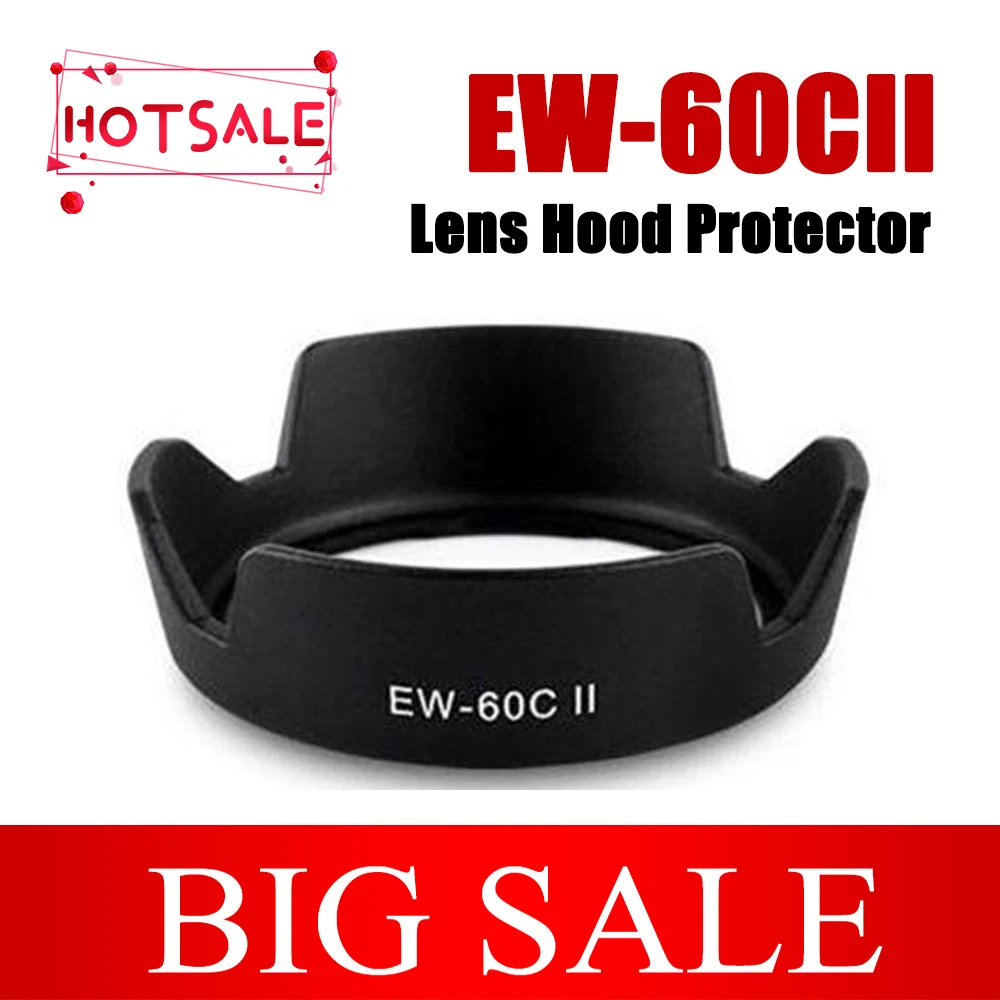 Ew-60C Ii Lens Hood Flower Shape Cover Cap Protector Per Canon Eos 300D 350D 400D 450D 500D 550D 600D 650D Accessori Per Fotocamere