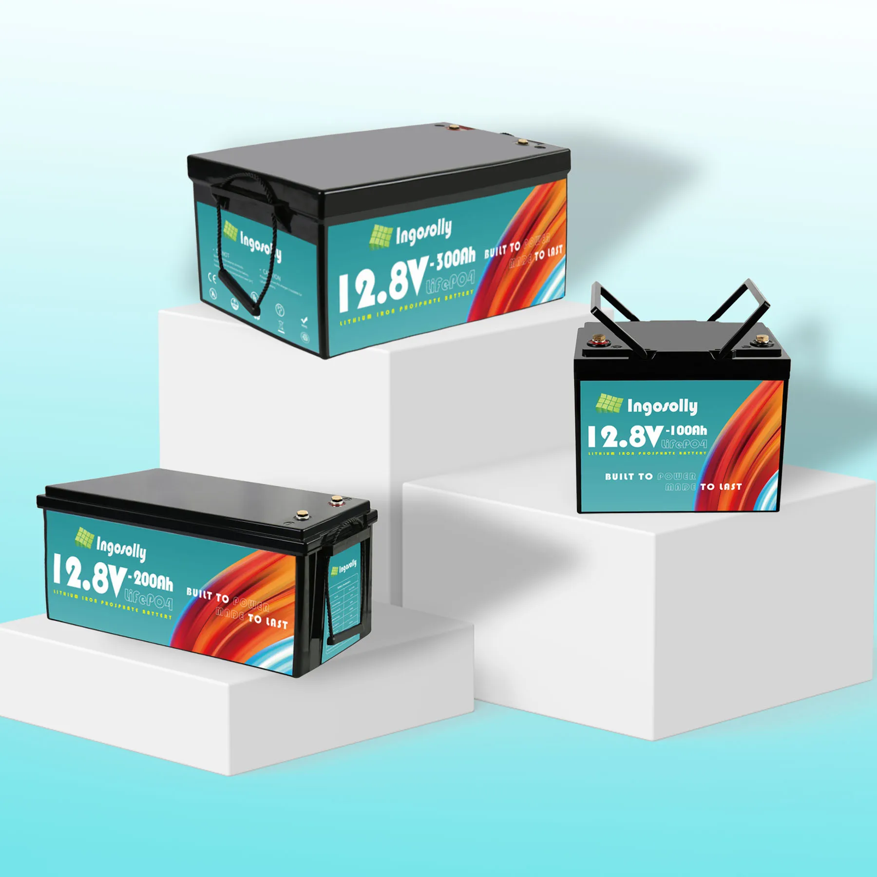Batteria 12 V 100 Ah Lifepo4 1280 Wh Energy, 100A Bms,6000 + Cicli Di Sostituzione Della Durata Per Batteria Al Piombo, Sla, Agm
