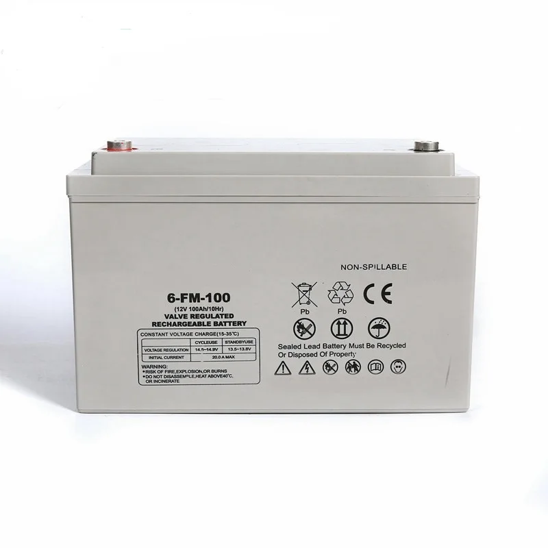 Specifiche Normali Batteria Solare Agm / Gel 12V 100Ah/150Ah / 200Ah / 250Ah
